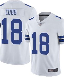 Nike Dallas Cowboys #18 Randall Cobb White Stitched NFL Vapor Untouchable Limited Jersey