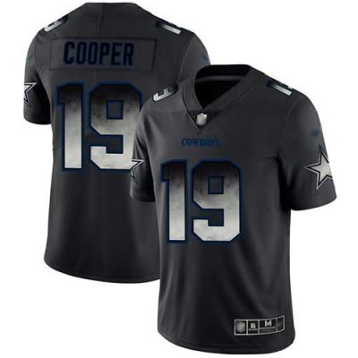 Nike Dallas Cowboys #19 Amari Cooper Black Stitched NFL Vapor Untouchable Limited Smoke Fashion Jersey