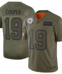 Nike Dallas Cowboys #19 Amari Cooper Camo Stitched NFL Limited 2019 Salute To Service Jersey