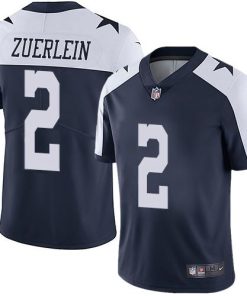Nike Dallas Cowboys #2 Greg Zuerlein Navy Blue Thanksgiving Stitched NFL Vapor Untouchable Limited Throwback Jersey