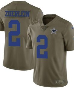 Nike Dallas Cowboys #2 Greg Zuerlein Olive Stitched NFL Limited 2017 Salute To Service Jersey