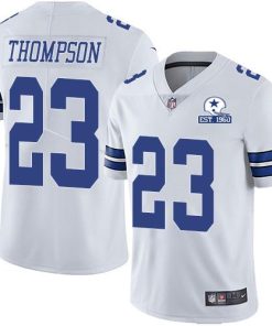 Nike Dallas Cowboys #23 Darian Thompson White Stitched With Established In 1960 Patch NFL Vapor Untouchable Limited Jersey