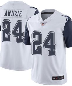 Nike Dallas Cowboys #24 Chidobe Awuzie White Stitched NFL Limited Rush Jersey