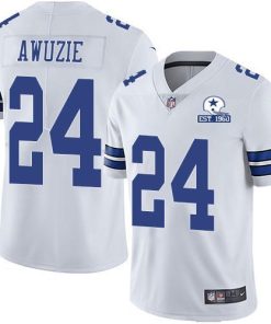Nike Dallas Cowboys #24 Chidobe Awuzie White Stitched With Established In 1960 Patch NFL Vapor Untouchable Limited Jersey