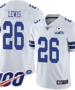 Nike Dallas Cowboys #26 Jourdan Lewis White Stitched With Established In 1960 Patch NFL 100th Season Vapor Untouchable Limited Jersey