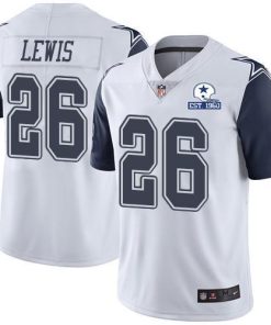 Nike Dallas Cowboys #26 Jourdan Lewis White Stitched With Established In 1960 Patch NFL Limited Rush Jersey