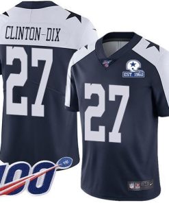 Nike Dallas Cowboys #27 Ha Ha Clinton-Dix Navy Blue Thanksgiving Stitched With Established In 1960 Patch NFL 100th Season Vapor Untouchable Limited T