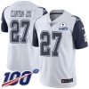 Nike Dallas Cowboys #27 Ha Ha Clinton-Dix White Stitched With Established In 1960 Patch NFL Limited Rush 100th Season Jersey