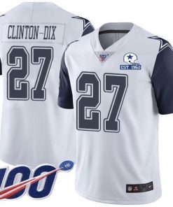 Nike Dallas Cowboys #27 Ha Ha Clinton-Dix White Stitched With Established In 1960 Patch NFL Limited Rush 100th Season Jersey