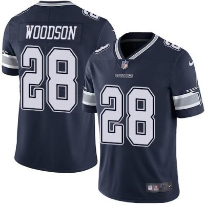 Nike Dallas Cowboys #28 Darren Woodson Navy Blue Team Color Stitched NFL Vapor Untouchable Limited Jersey
