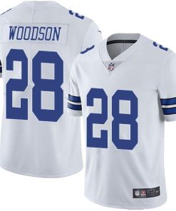 Nike Dallas Cowboys #28 Darren Woodson White Stitched NFL Vapor Untouchable Limited Jersey