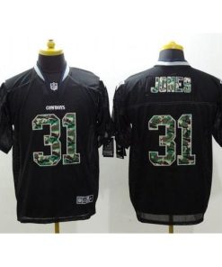 Nike Dallas Cowboys #31 Byron Jones Black Stitched NFL Elite Camo Fashion Jersey
