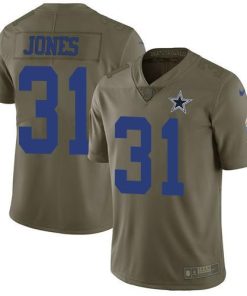 Nike Dallas Cowboys #31 Byron Jones Olive Stitched NFL Limited 2017 Salute To Service Jersey