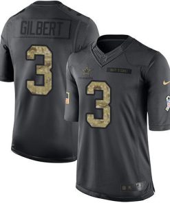 Nike Dallas Cowboys #3 Garrett Gilbert Black Stitched NFL Limited 2016 Salute to Service Jersey