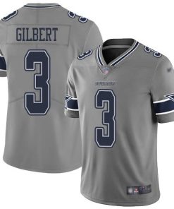 Nike Dallas Cowboys #3 Garrett Gilbert Gray Stitched NFL Limited Inverted Legend Jersey