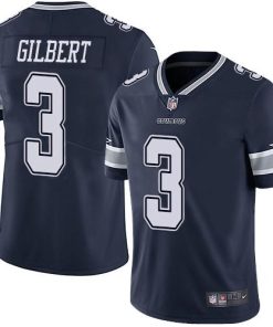 Nike Dallas Cowboys #3 Garrett Gilbert Navy Blue Team Color Stitched NFL Vapor Untouchable Limited Jersey