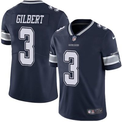 Nike Dallas Cowboys #3 Garrett Gilbert Navy Blue Team Color Stitched NFL Vapor Untouchable Limited Jersey