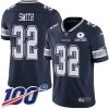 Nike Dallas Cowboys #32 Saivion Smith Navy Blue Team Color Stitched With Established In 1960 Patch NFL 100th Season Vapor Untouchable Limited Jersey
