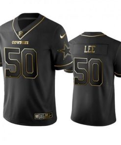 Nike Dallas Cowboys #50 Sean Lee Black Golden Limited Edition Stitched NFL Jersey