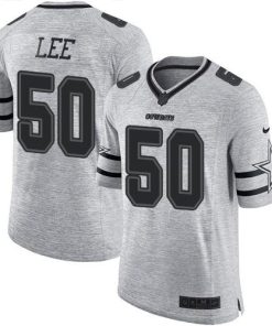 Nike Dallas Cowboys #50 Sean Lee Gray Stitched NFL Limited Gridiron Gray II Jersey