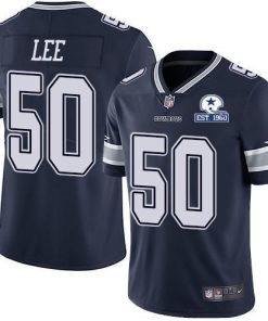 Nike Dallas Cowboys #50 Sean Lee Navy Blue Team Color Stitched With Established In 1960 Patch NFL Vapor Untouchable Limited Jersey