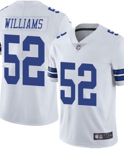 Nike Dallas Cowboys #52 Connor Williams White Stitched NFL Vapor Untouchable Limited Jersey