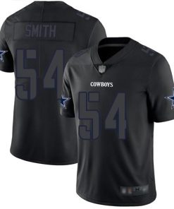 Nike Dallas Cowboys #54 Jaylon Smith Black Stitched NFL Limited Rush Impact Jersey