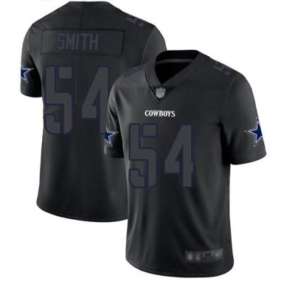 Nike Dallas Cowboys #54 Jaylon Smith Black Stitched NFL Limited Rush Impact Jersey