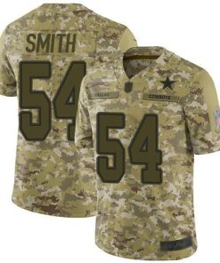 Nike Dallas Cowboys #54 Jaylon Smith Camo Stitched NFL Limited 2018 Salute To Service Jersey