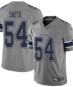 Nike Dallas Cowboys #54 Jaylon Smith Gray Stitched NFL Limited Inverted Legend Jersey