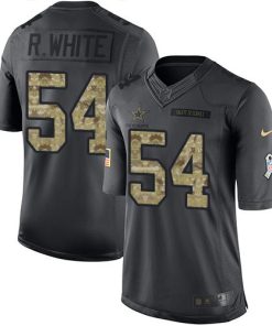 Nike Dallas Cowboys #54 Randy White Black Stitched NFL Limited 2016 Salute To Service Jersey