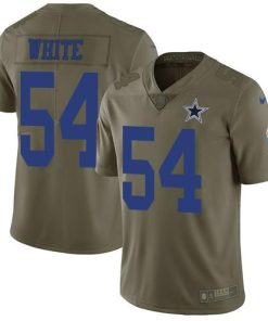 Nike Dallas Cowboys #54 Randy White Olive Stitched NFL Limited 2017 Salute To Service Jersey