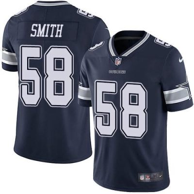 Nike Dallas Cowboys #58 Aldon Smith Navy Blue Team Color Stitched NFL Vapor Untouchable Limited Jersey
