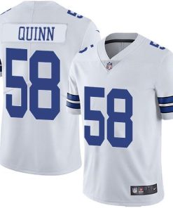 Nike Dallas Cowboys #58 Robert Quinn White Stitched NFL Vapor Untouchable Limited Jersey