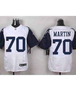 Nike Dallas Cowboys #70 Zack Martin White Stitched NFL Elite Rush Jersey