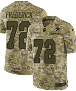 Nike Dallas Cowboys #72 Travis Frederick Camo Stitched NFL Limited 2018 Salute To Service Jersey