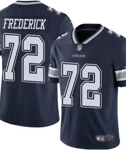 Nike Dallas Cowboys #72 Travis Frederick Navy Blue Team Color Stitched NFL Vapor Untouchable Limited Jersey