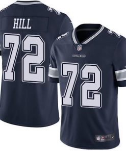 Nike Dallas Cowboys #72 Trysten Hill Navy Blue Team Color Stitched NFL Vapor Untouchable Limited Jersey