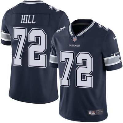 Nike Dallas Cowboys #72 Trysten Hill Navy Blue Team Color Stitched NFL Vapor Untouchable Limited Jersey