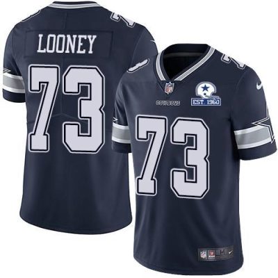Nike Dallas Cowboys #73 Joe Looney Navy Blue Team Color Stitched With Established In 1960 Patch NFL Vapor Untouchable Limited Jersey