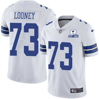 Nike Dallas Cowboys #73 Joe Looney White Stitched With Established In 1960 Patch NFL Vapor Untouchable Limited Jersey