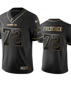Nike Dallas Cowboys #73 Travis Frederick Black Golden Limited Edition Stitched NFL Jersey