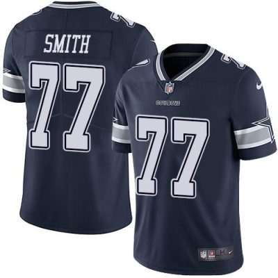 Nike Dallas Cowboys #77 Tyron Smith Navy Blue Team Color Stitched NFL Vapor Untouchable Limited Jersey