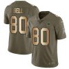 Nike Dallas Cowboys #80 Blake Bell Olive/Gold Stitched NFL Limited 2017 Salute To Service Jersey