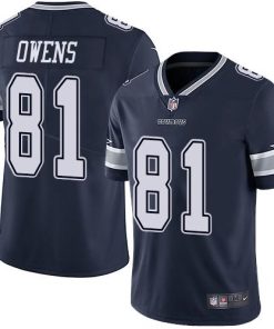 Nike Dallas Cowboys #81 Terrell Owens Navy Blue Team Color Stitched NFL Vapor Untouchable Limited Jersey