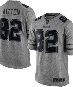 Nike Dallas Cowboys #82 Jason Witten Gray Stitched NFL Limited Gridiron Gray Jersey