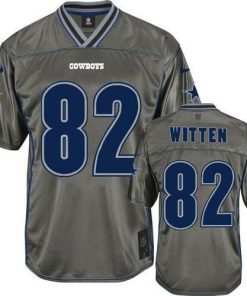 Nike Dallas Cowboys #82 Jason Witten Grey Stitched NFL Elite Vapor Jersey