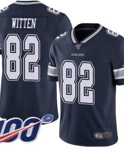 Nike Dallas Cowboys #82 Jason Witten Navy Blue Team Color Stitched NFL 100th Season Vapor Limited Jersey