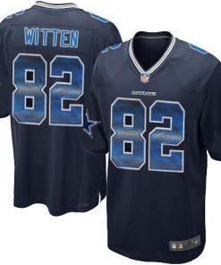 Nike Dallas Cowboys #82 Jason Witten Navy Blue Team Color Stitched NFL Limited Strobe Jersey