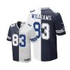 Nike Dallas Cowboys #83 Terrance Williams Navy Blue/White Stitched NFL Elite Split Jersey
